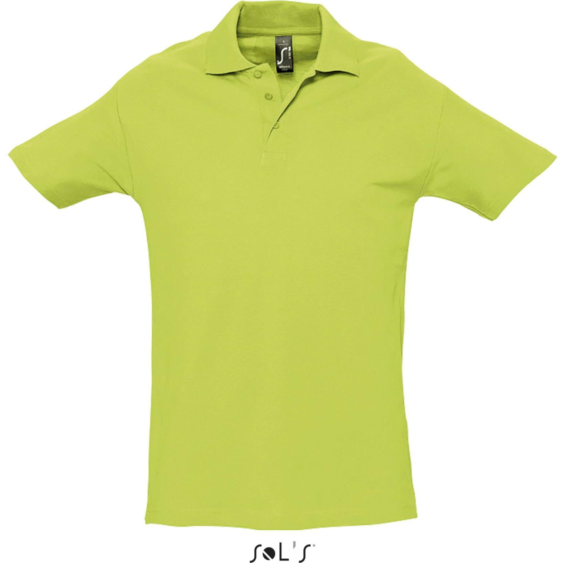 Sol's, Herren, Shirt, polo spring ii, Grün, (XL)