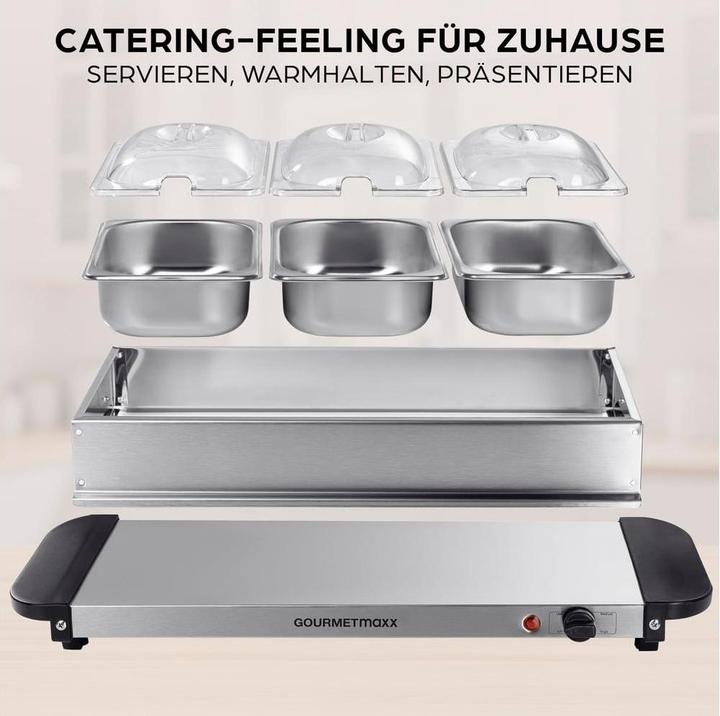 Image du produit Gourmetmaxx Chauffe-buffet