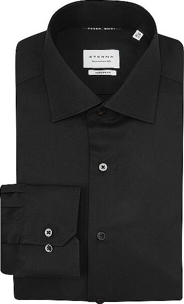 Produktbild Eterna Herrenhemd MODERN FIT Langarm Standard SCHWARZ Gr.46 (46)
