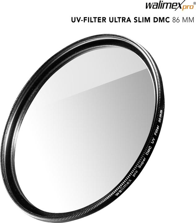 Actual product image Walimex UV filter Slim Super DMC 86mm (86 mm, UV filter)