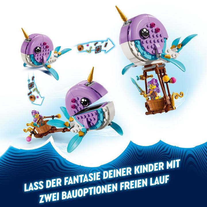 Produktbild LEGO Izzies Narwal-Heissluftballon (71472, LEGO Dreamzzz)