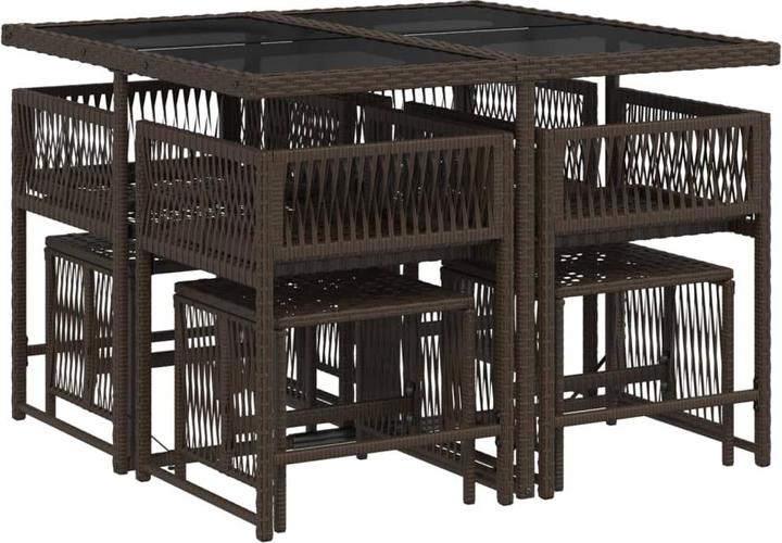 Produktbild vidaXL Garten Essgruppe (110 x 106 x 73 cm)