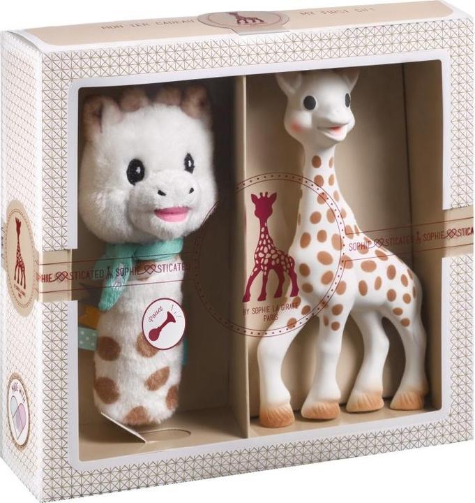 Actual product image Sophie la girafe Gift Set Play Figure and Rattle