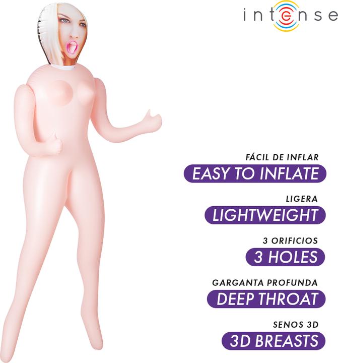 Produktbild Intense Dolls - Irina Aufblasbare Puppe Mit Drei ã–Ffnungen