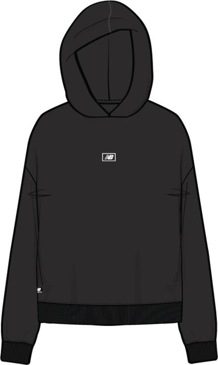 New Balance Y Essentials Brushed Back Fleece Hoodie (XS)