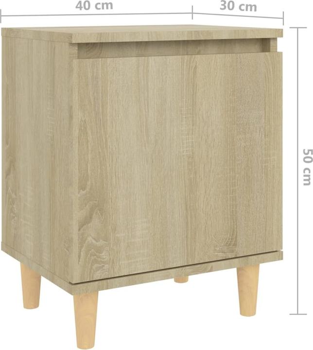 Produktbild vidaXL Nachttisch (40 x 30 x 50 cm)