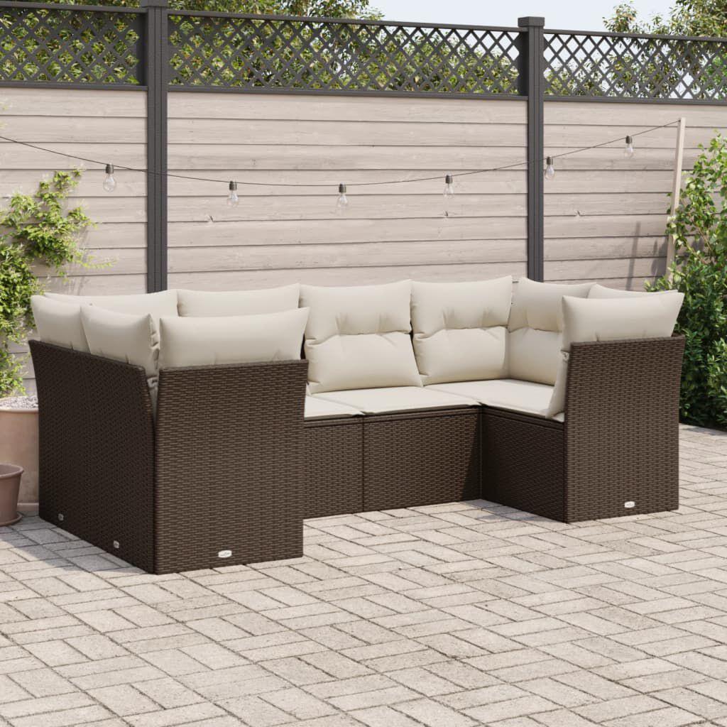 Thumbnail - VidaXL, Gartenlounge, 10-tlg. Garten-Lounge-Set mit Kissen