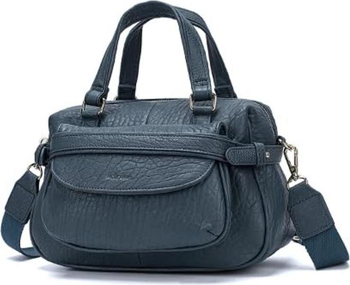 Actual product image Kate Moss Practical Compartmentalized Leather Shoulder Bag for Women