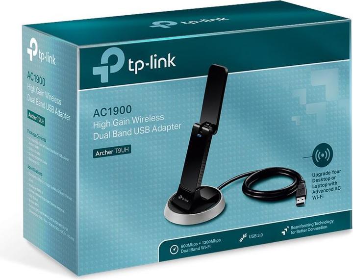 Productafbeelding TP-Link Archer T9UH: AC1900 USB 3.0 adapter (USB 3.0)