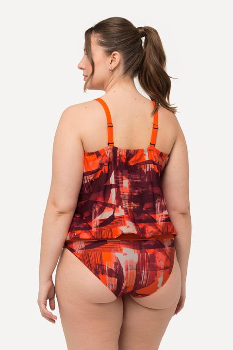 Actual product image Ulla Popken Abstract Print Tankini Set (48 B)