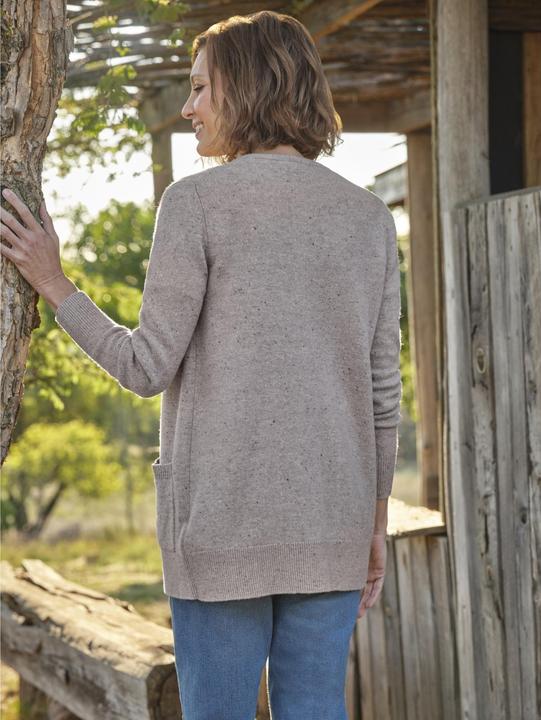 Produktbild Woolovers Strickjacke Rundhalsausschnitt Schafwolle (L)