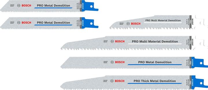 Image du produit Bosch Professional Zubehör PRO Demolition Blade Set, 6 pcs.