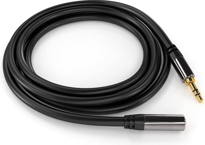 Produktbild PremiumCord HQ st??n??n?? prodlu??ovac?? kabel Jack - Jack M/F (5 m)