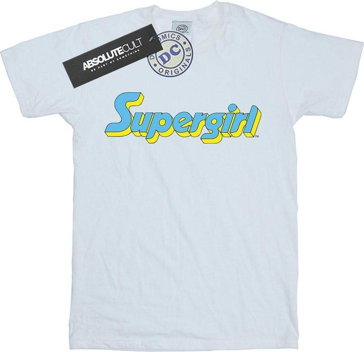 Produktbild Supergirl Text Logo TShirt Mädchen (152, 158)