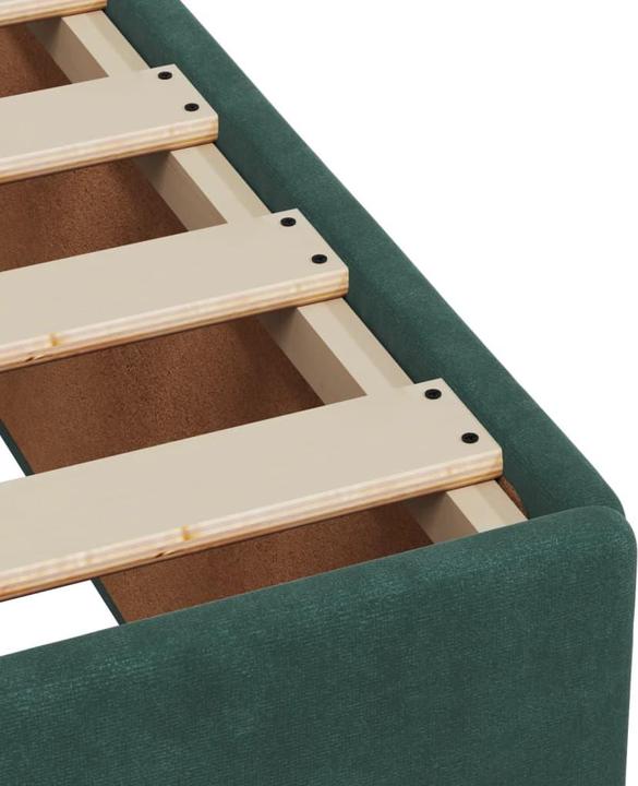 Produktbild vidaXL Bo x springbett mit Matratze 160 x 200 cm Samt (160 x 200 cm)