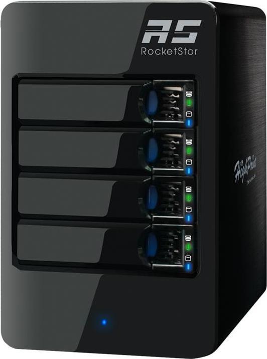 Image du produit HighPoint RocketStor 6414TS - Baie de disques durs - 4 baies (SATA-600) (2.5", 3.5")