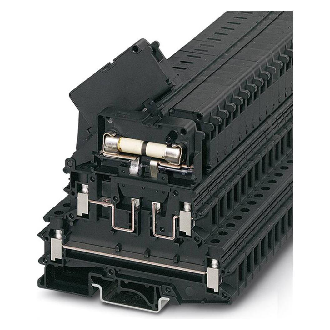 Phoenix Contact 3007217 Anschlussblock 4 Schwarz, Elektronikkabel + Stecker, Schwarz