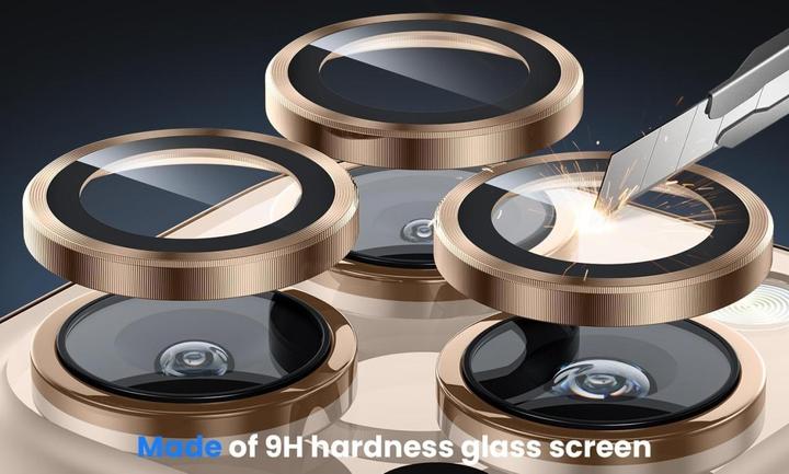 Actual product image Screenguard Camera Lens Protector Protective Glass Apple iPhone 16 Pro (1 Piece, Apple iPhone 16 Pro)