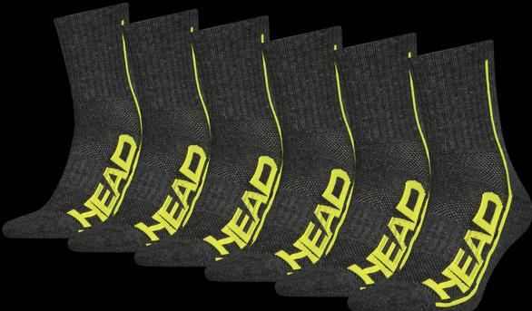 Produktbild Head Performance Short Crew 6p (6er Pack, 39, 42)