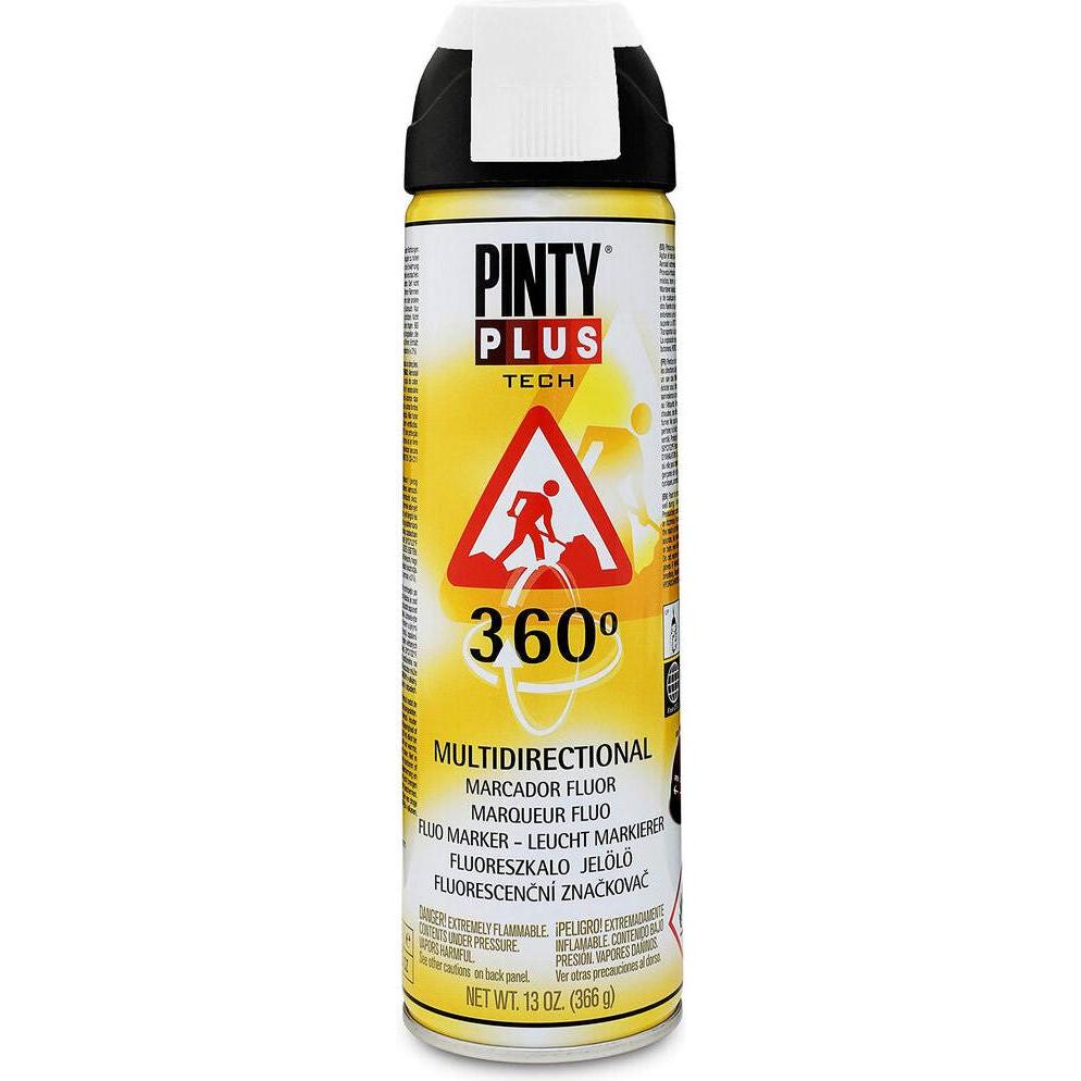 Pintyplus, Evidenziatori, Sprühfarbe Tech T101 360º Weiss 500 Ml (1x)