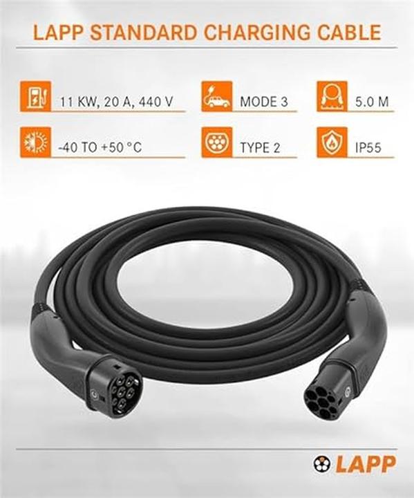 Immagine prodotto Lapp Mobility Tipo 2 (Tipo 2, 11 kW, 20 A, 5 m)