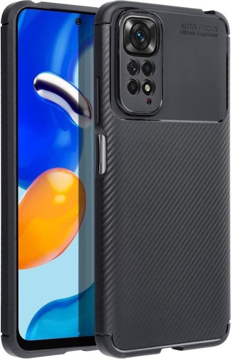 Produktbild OEM Back panel cover Case CARBON PREMIUM for XIAOMI Redmi Note 14 Pro 5G black (Xiaomi Redmi Note 14 Pro 5G)