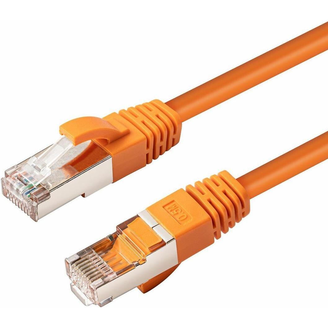 MicroConnect CAT6A S/FTP 20m Orange LSZH (S/FTP, CAT6a, 20 m), Netzwerkkabel