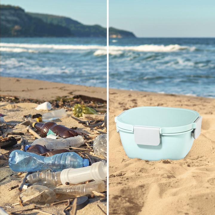 Actual product image Xavax Lunch box, with fork, 1700 ml, pastel blue