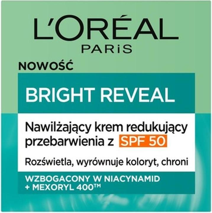 Produktbild L'Oréal Paris L'Oreal Bright Reveal Moisturizing Face Cream Spf50 50Ml (50 ml, Tagescreme, SPF 50)