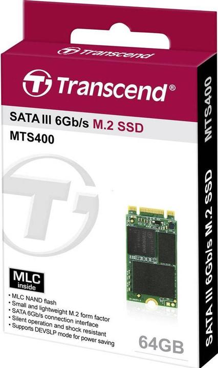 Productafbeelding Transcend Mts400 (64 GB, M.2 2242)