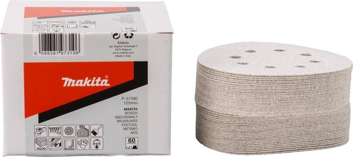 Image du produit Makita Papiers abrasifs Ø 125 mm (60)