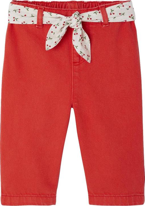 Actual product image Vertbaudet Weite Baby Hose mit Bindegürtel (98)