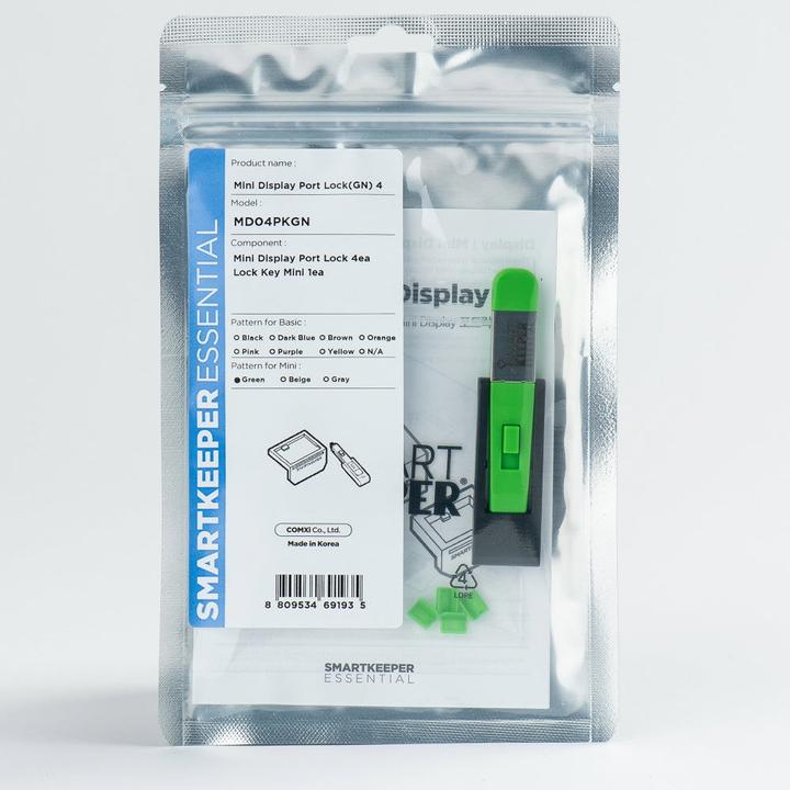 Productafbeelding Smart Keeper 4 x Mini Display Port Sloten met 1 x Mini Type Sleutel