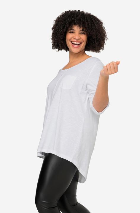 Produktbild Angel of Style T-Shirt, Rundhals mit Knopfleiste, 3/4-Ärmel (56)