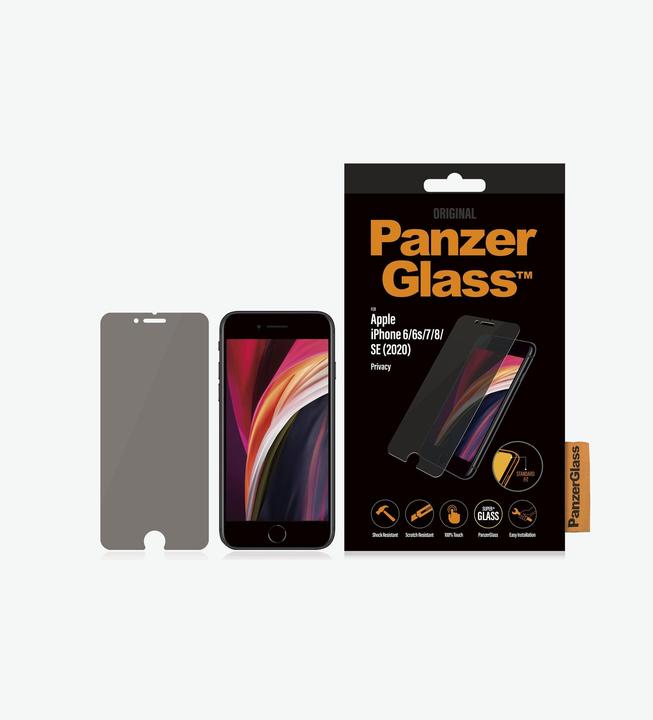 Produktbild PanzerGlass Privacy (1 Stk., Apple iPhone 6, Apple iPhone 7, Apple iPhone 8, Apple iPhone SE (2nd Gen), Apple iPhone SE (3rd Gen))