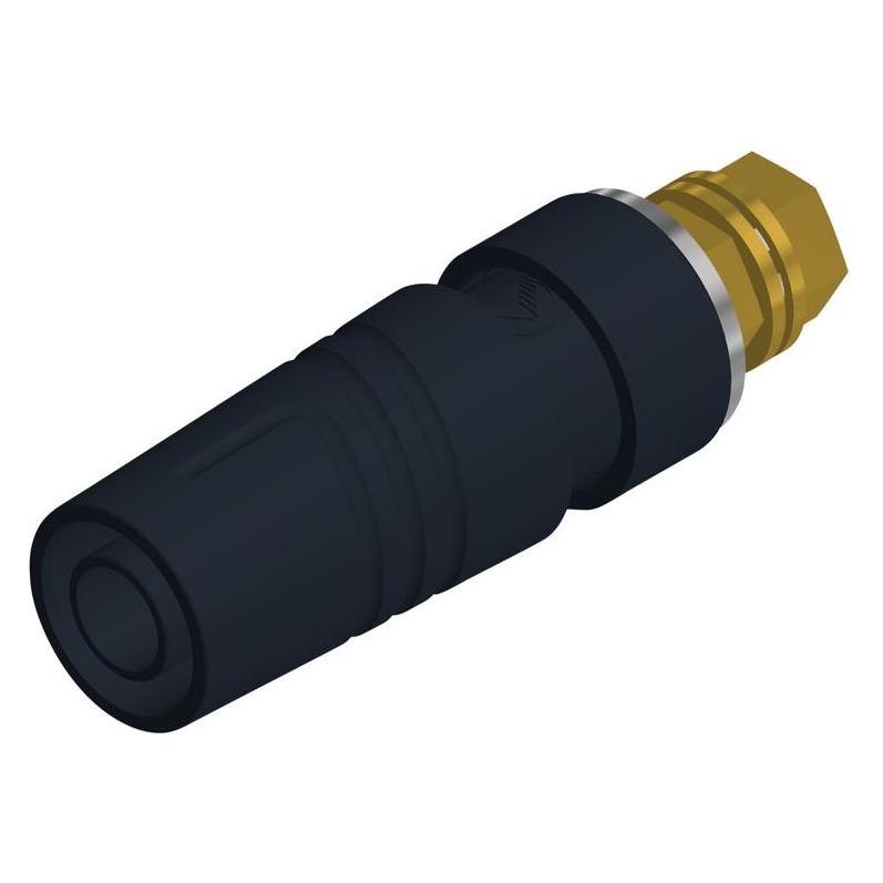 SKS Laborbuchse ø4mm Schwarz 32A 1kV Vergoldet - kaufen bei
