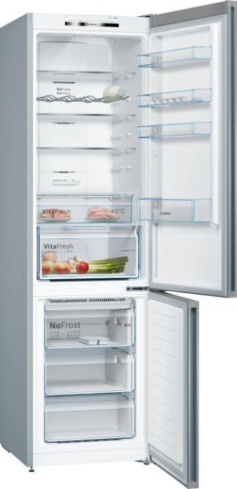 Produktbild Bosch Hausgeräte Serie 4 KGN39VIEB Kühl-Gefrierkombination Freistehend 368 l E Edelstahl (368 l)