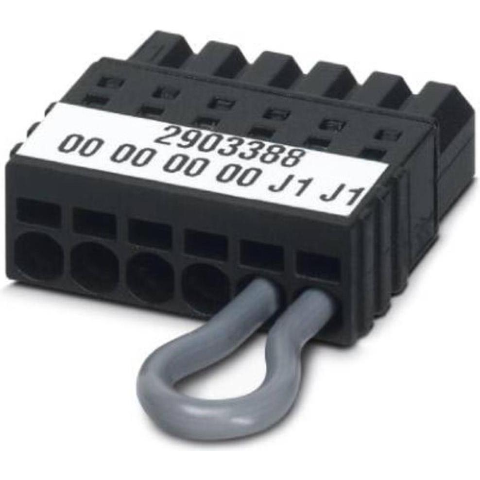 Phoenix Contact Stecker, Cavo + Spina elettrica, Nero