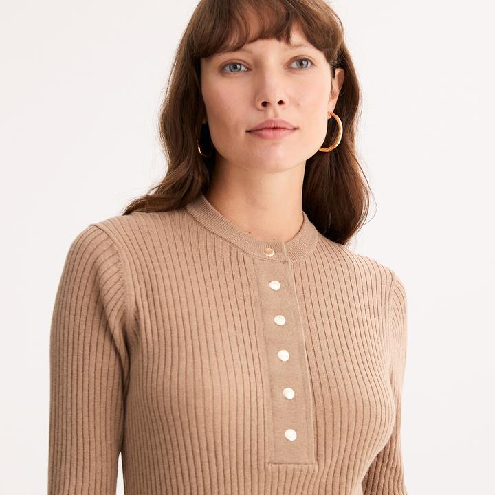 Produktbild Anne Weyburn Pullover mit Rundhalsausschnitt aus Wollgemisch (L)