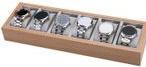 Image du produit JTI Montres box en bois - 6 compartiments
