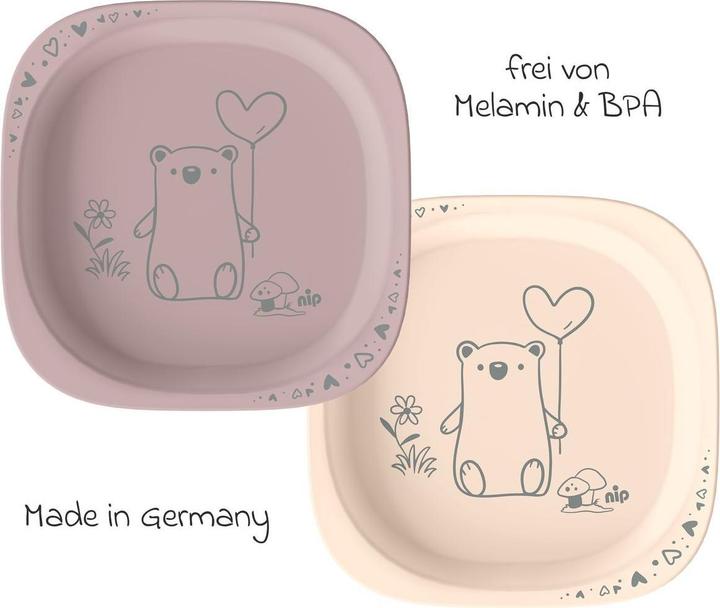 Actual product image NIP Kinderteller & Breischalen Kinderteller 2er Pack eat green - Blau