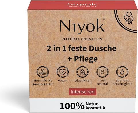 Immagine prodotto Niyok Gel doccia solido Intense Red 81 g