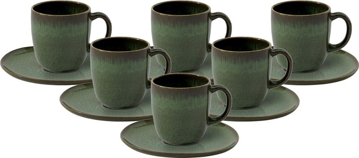 Produktbild Like. by Villeroy & Boch Lave Kaffeetassen mit Untertassen (190 ml, 6 x)