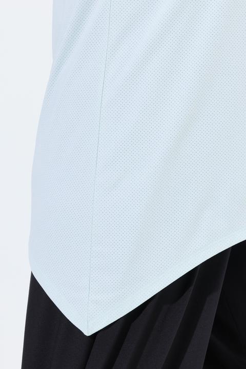 Actual product image Ulla Popken Quick Drying Pointed Hem Stretch Fit Tee (50, 52)