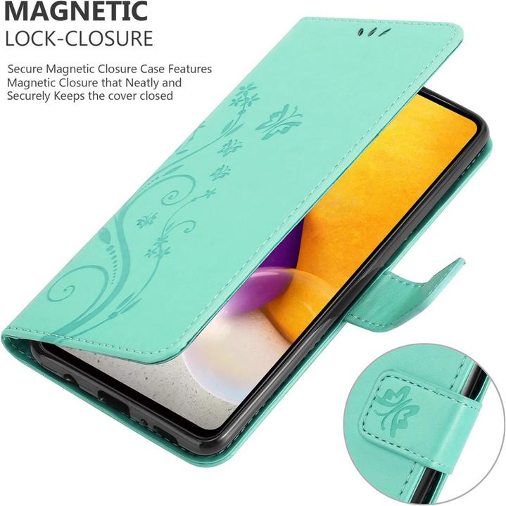 Image du produit Cadorabo Housse Flower Book pour Samsung Galaxy A73 5G (Samsung Galaxy A73 5G)