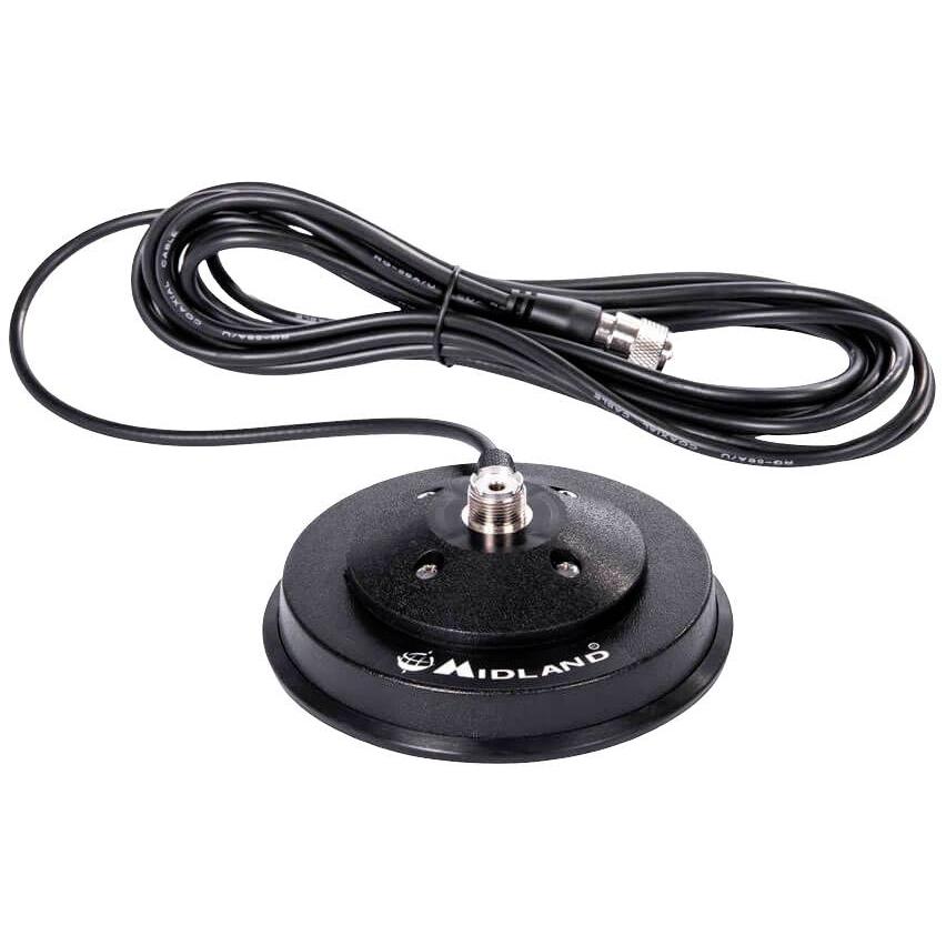 Midland Base per antenna magnetica PL Base magnetica, 117 mm C1183, Accessori per walkie-talkie