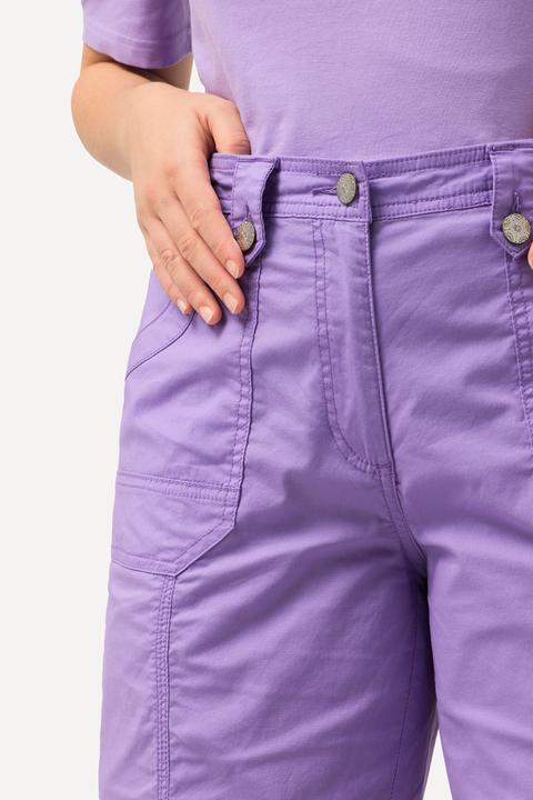 Produktbild Ulla Popken Cargo-Bermuda, Komfortbund, 4-Pocket-Schnitt (56)