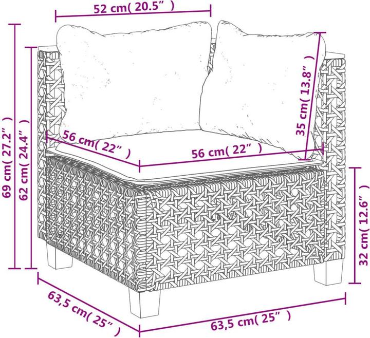 Produktbild vidaXL Hadassah
