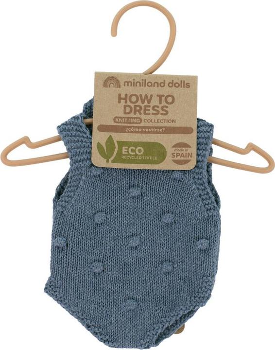 Produktbild Miniland Strickset 32cm Strampler&Mütze