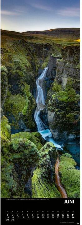 Image du produit Naturgewalten Vertical Kalender 2026 (24,5 x 69 cm, Couverture rigide, Allemand)